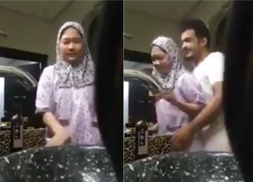 سكس شاب سعودي مع الخدامة الفليبينية في المطبخ سكس سعودي